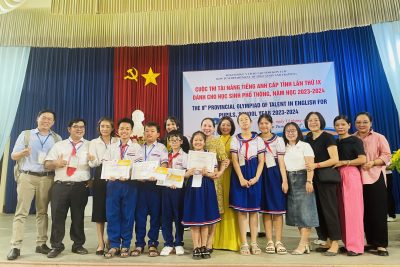 THAM GIA CUỘC THI TÀI NĂNG TIẾNG ANH CẤP TỈNH LẦN THỨ IX