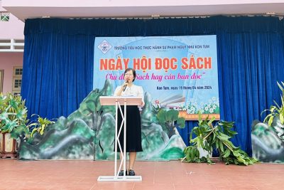 TỔ CHỨC NGÀY HỘI ĐỌC SÁCH VỚI CHỦ ĐỀ “SÁCH HAY CẦN BẠN ĐỌC”