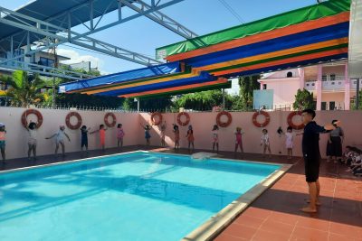 TỔ CHỨC DẠY BƠI CHO HỌC SINH KHỐI LỚP 1, 2, 3