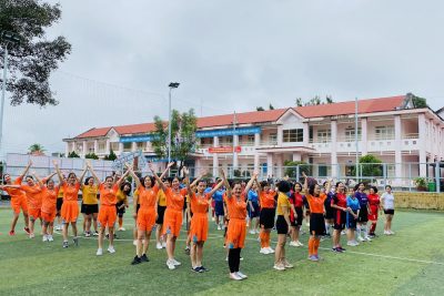 Tổ chức giải bóng đá mini nữ lần thứ nhất