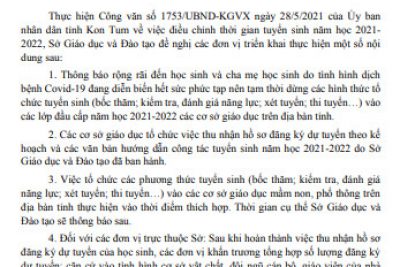 Thông báo về điều chỉnh thời gian tổ chức bốc thăm