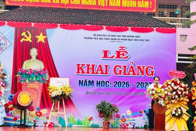 LỄ KHAI GIẢNG NĂM HỌC 2026–2027