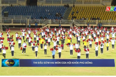 Thi đấu sớm hai môn của Hội khoẻ phù đổng