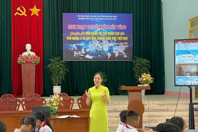 NÂNG CAO KĨ NĂNG ỨNG DỤNG TRÍ TUỆ NHÂN TẠO TRONG GIÁO DỤC TIỂU HỌC